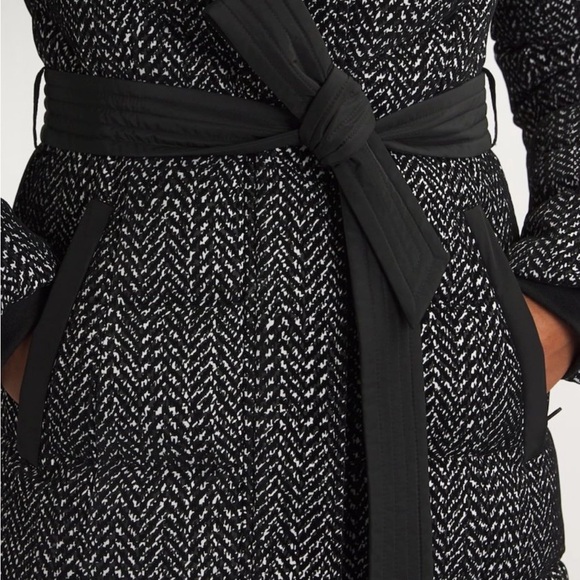 Mackage Black Wool Coat with Belt - Picture 6 of 17